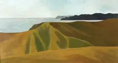 Fassett Burnett, Untitled Landscape, oil on board