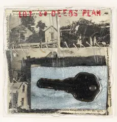 Michelle Bryant, Lot 36 Deeds Plan, mixed media on board