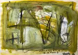 Peter Cleverley, Necessary Items, mixed media on paper