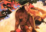 Tyla Vaeau, What! Are you jealous? - Dee and Dallas do Gauguin series, digital print
