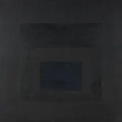 Visesio Siasau, Black on Black 2, acrylic on canvas