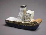 Phil Neary, Tug 2, painted bronze