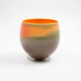 Pippin Drysdale, Porcelain vase, satin and lustre glazes
