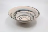 John Parker, Agate ware bowl, unglazed ceramic with straight flaring sides (small crack to the foot)