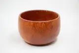 Nz Native Timber From the Woodworkers, Rimu bowl, with original labels to the base