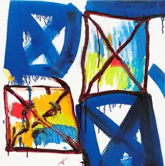 Allen Maddox, Untitled, acrylic and oil on canvas
