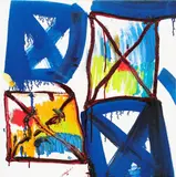Allen Maddox, Untitled, acrylic and oil on canvas