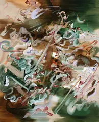 Grace Wright, Now or Never, acrylic on linen on canvas