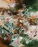 Grace Wright, Now or Never, acrylic on linen on canvas
