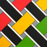 Ian Scott, Lattice No. 143, acrylic on canvas