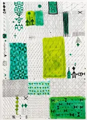 John Pule, Manavanava, acrylic and watercolour on paper