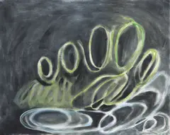 Milli Jannides, Upon, oil on canvas