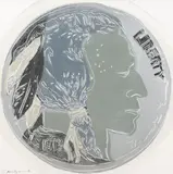 Andy Warhol, Indian Nickel Head from Cowboys and Indians, colour silkscreen on Lenox museum board paper, ix/x