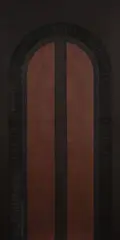 Ralph Hotere, Black Painting XIIB, acrylic on canvas