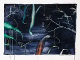Bill Hammond, Snares, watercolour and acrylic on paper