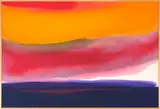 Gretchen Albrecht, Karekare Sky - Sunset, acrylic on canvas