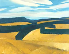 William Sutton, Plantation Series XIV, oil on canvas