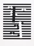 Gordon Walters, Untitled, acrylic on paper, circa 1985