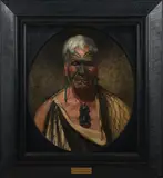 C. F. Goldie, Te Aho-o-te-Rangi Wharepu, A Noted Waikato Warrior, oil on canvas