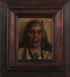 C. F. Goldie, ‘Memories’: Hera Puna (Widow of the Noted Chief Hori Ngakapa), oil on canvas