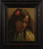 C. F. Goldie, ‘Day Dreams’, Nataria Rangimangeo Mitchell (nee Haupapa) - Te Arawa Tribe, oil on canvas