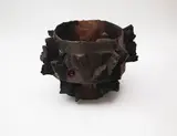 Tracy Keith, Cluster Formation (2023), raku-fired ceramic