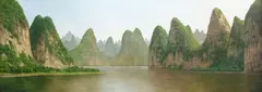 Peter Siddell, River, oil on board