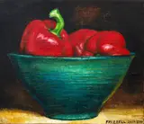 Dick Frizzell, Still Life with Capsicum