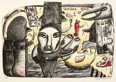 Jennifer Dolezel, Personal Values, lithograph, 27/50