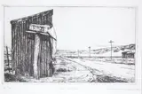 Grahame Sydney, Pisa Mail, etching, 13/40