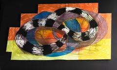 Snakes and Shadows: Anasazi by Philippa Blair, lithograph, 6/24, offered Feb 2024