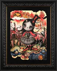 Misery, Untitled, mixed media on paper
