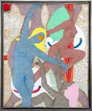 Rohan Wealleans, Sky Clad 9000, mixed media on board
