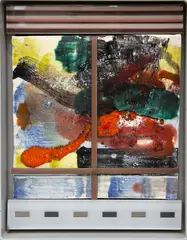 John Papas, Crossing the Bar, earthenware, glass, brass and steel