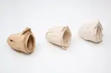 Christine Boswijk, Three small pods, hand-built ceramic