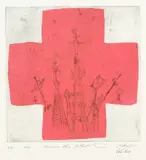 Peter Beck and Craig Dixon, Across the Cathedral, etching, 2/5
