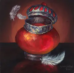 Sylvia Siddell, Icarus, oil on canvas