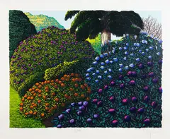 Karl Maughan, Karori (2013), screenprint, 1/25