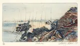 Stanley Palmer, Tokerau, bamboo engraving, 4/60