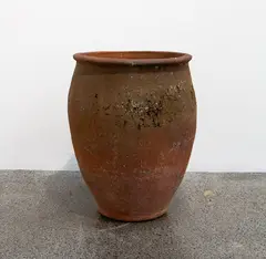 Barry Brickell, Planter, unglazed terracotta with natural patina