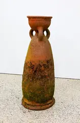 Untitled by Barry Brickell, sculpted terracotta, unglazed with natural patina, sold Feb 2024