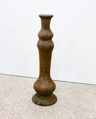 Barry Brickell, Untitled, sculpted terracotta, unglazed with natural patina, impressed inscriptions to the upper body (repaired)