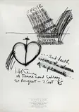 Five exhibition poster prints by Ralph Hotere, Jeffrey Harris, Eion Stevens, Philip Trusttum, Nigel Brown, sold Feb 2024