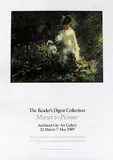Manet, Klee, Monet, and others, A selection of five poster of international art exhibitions in Aotearoa