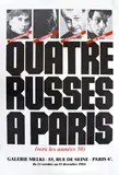 Two French exhibition poster prints by Quatre Russes A Paris & Le Cubisme, sold Feb 2024
