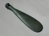 Patu Onewa, A large impressive 19th century nephrite stone club, Y22365