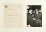 Winston Churchill, Signed Letter and Photograph