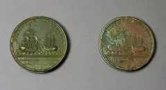 Captain James Cook, Two Resolution and Adventure bronze medals, 1772-1773
