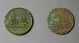 Captain James Cook, Two Resolution and Adventure bronze medals, 1772-1773
