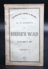 Rev. R. Burrows, Heke’s War in the North in 1845